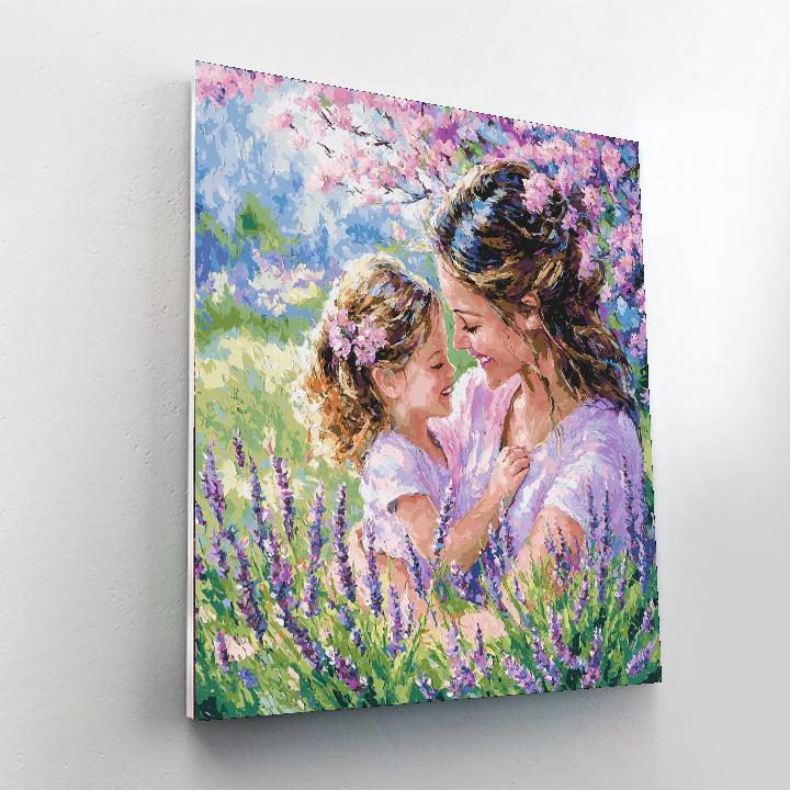 Mothers In Bloom Painting Number Kit