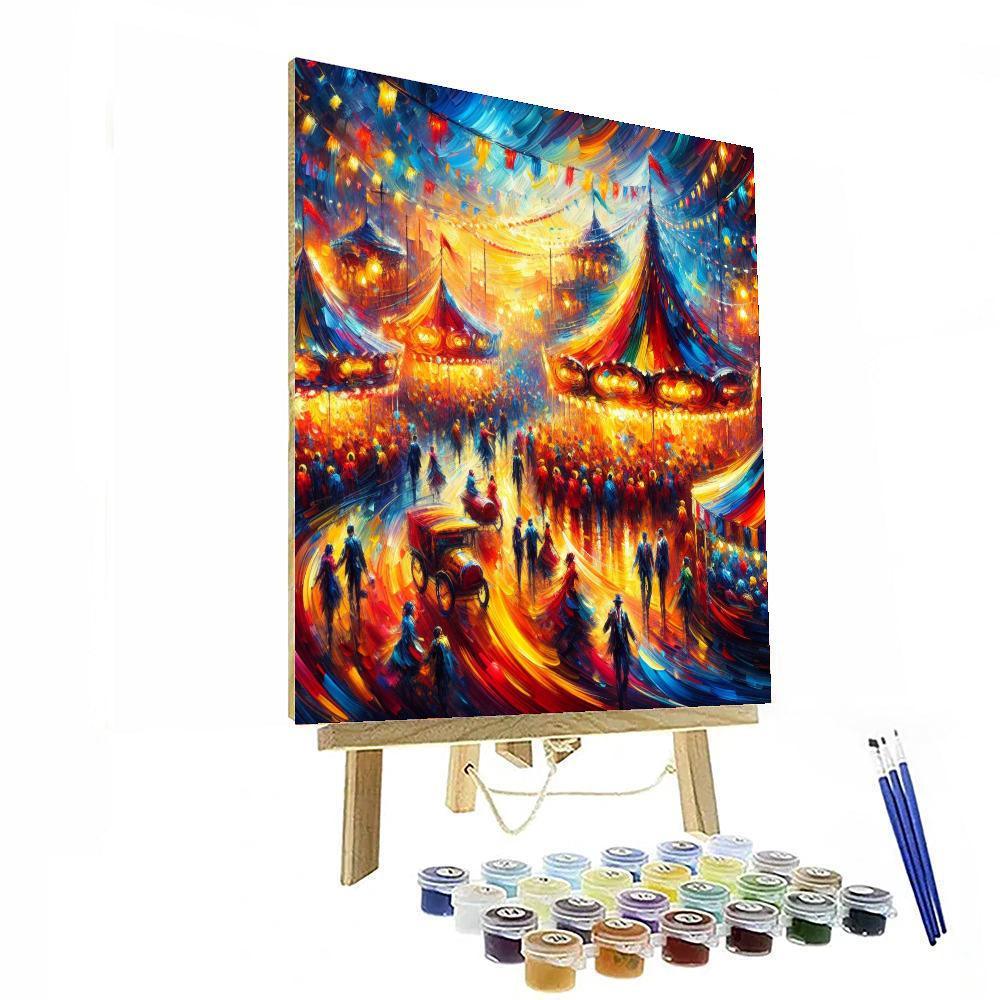 Fanciful Carnival Reverie Paint By Numbers