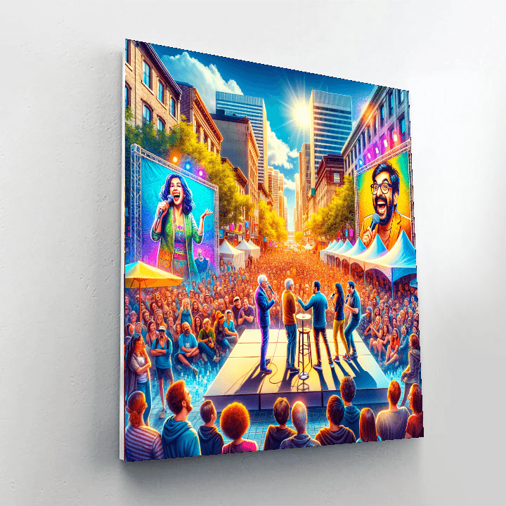 Just For Laughs Festival - Canada Number Painting