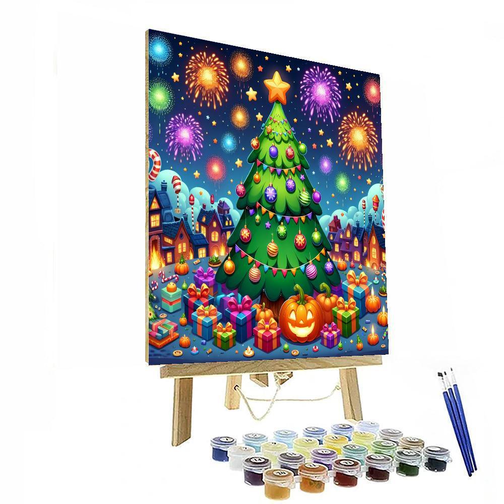 Holiday Cheer Paint By Number