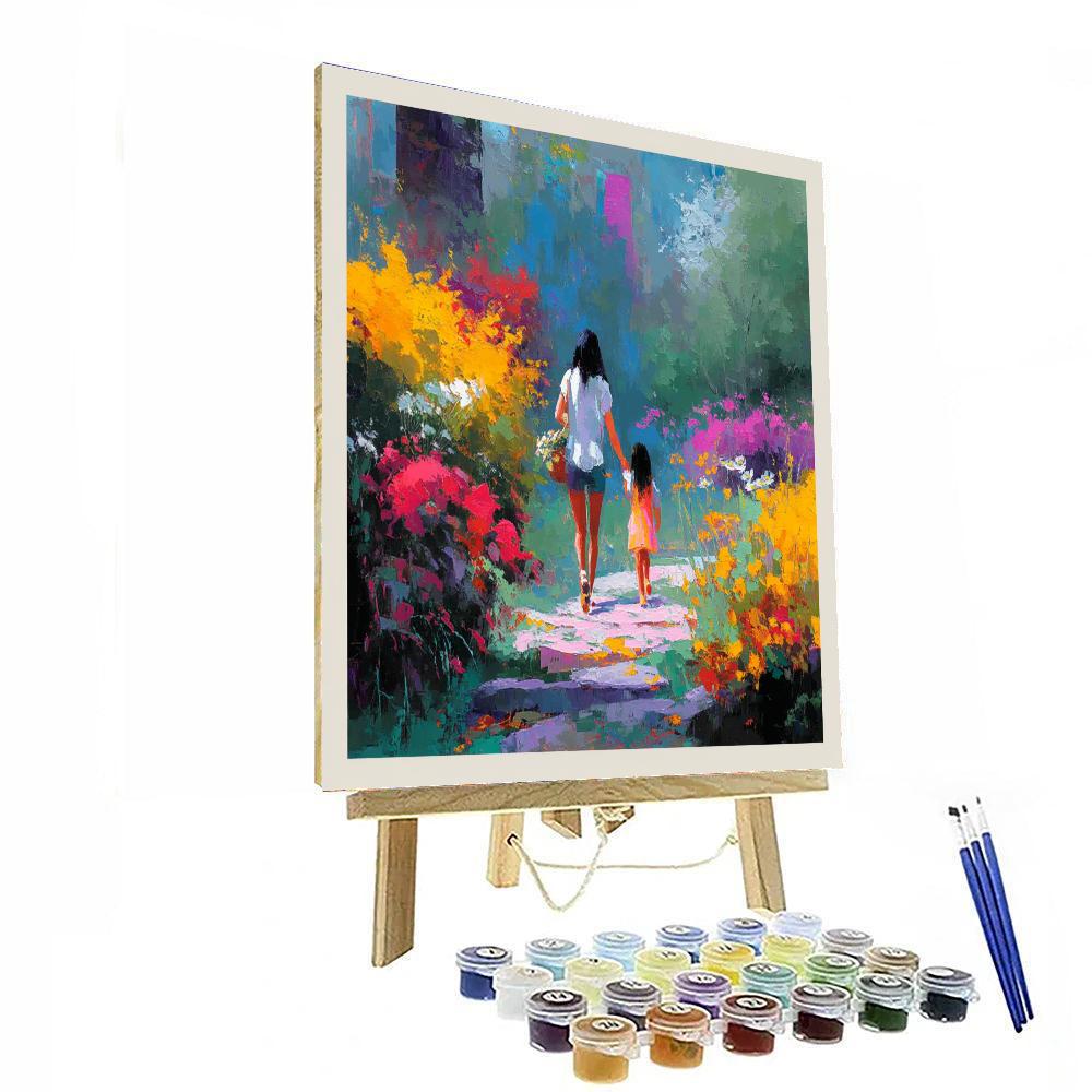 Exploring The Flower Garden Paint By Color