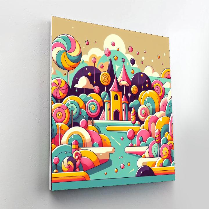 Celebration In Candy Land Paint By Color