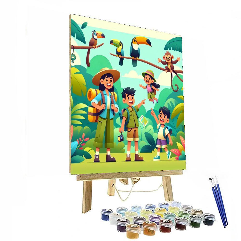 Explorers Of The Amazon Paint By Numbers Art