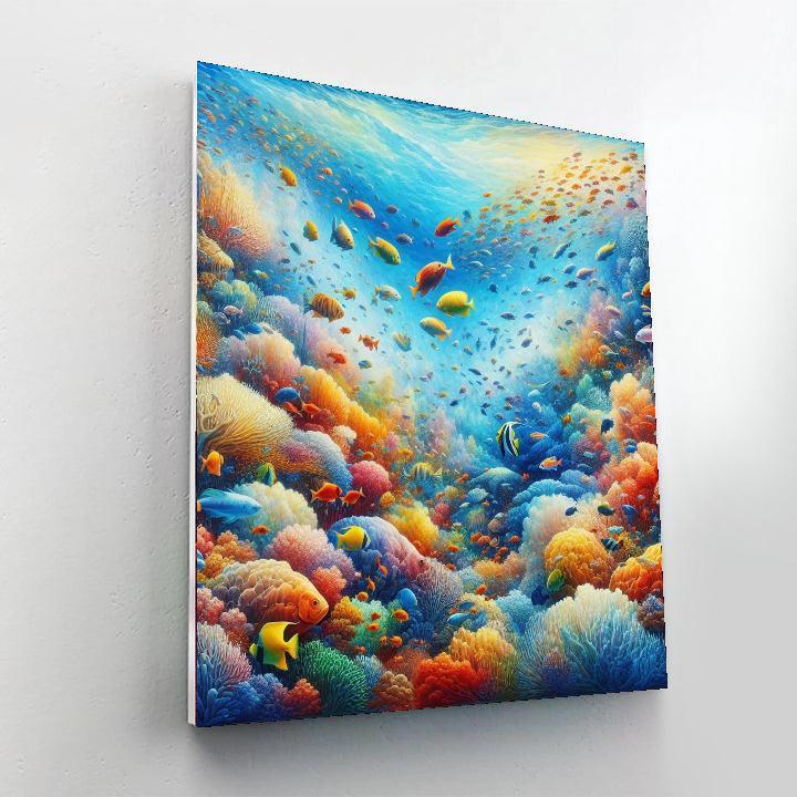 Tropical Ocean Bliss Paint By Number