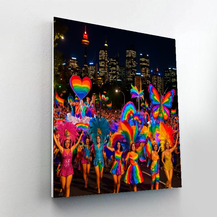 Gay And Lesbian Mardi Gras - Sydney, Australia DIY Paint By Numbers