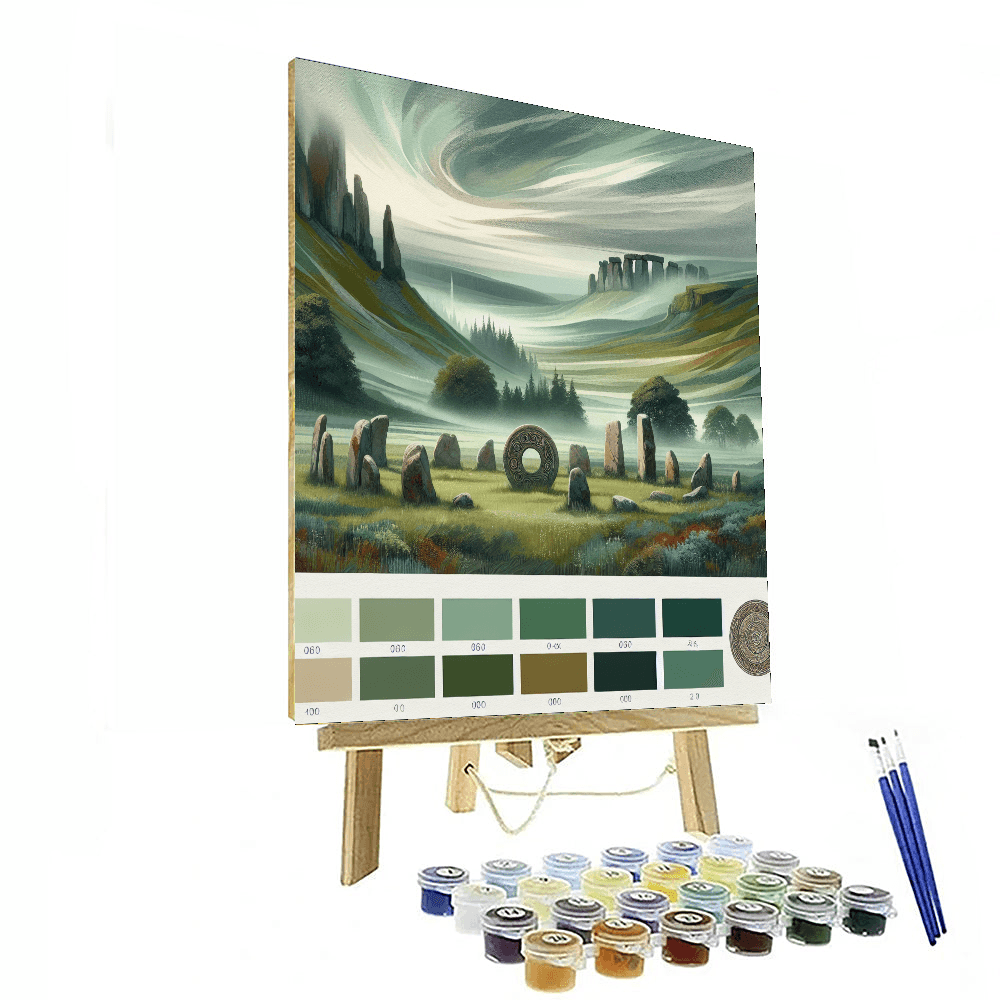 Celtic Dawn Paint By Numbers Art