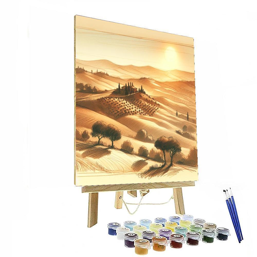 Morning in Tuscany - DIY Painting By Numbers Kit – Artistry Rack