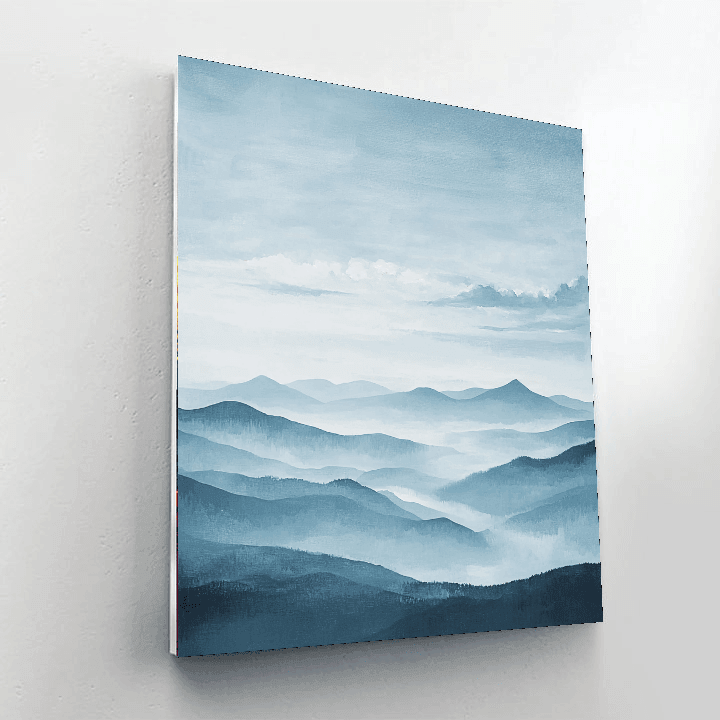 Caspar David Friedrich Inspired Peaceful Horizons  Paint By Numbers Art