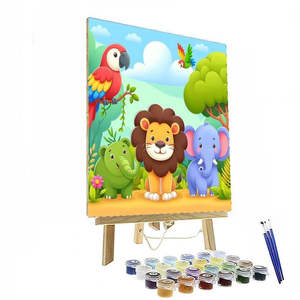 Animal Kingdom Expedition DIY Paint By Numbers