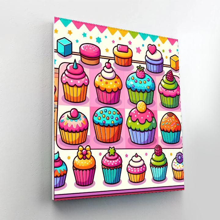 Creative Cupcakes Paint By Number