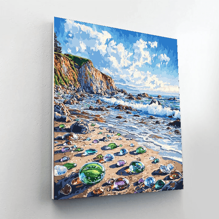 The Glass Beach Numbered Painting Kits