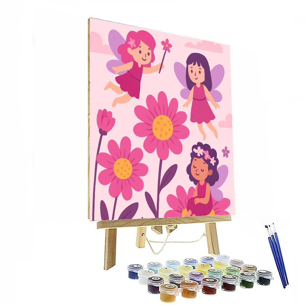 Flower Fairy Land Paint By Color