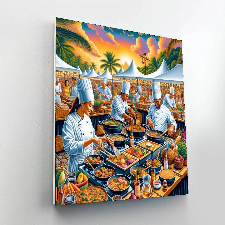 Barbados Food And Rum Festival - Barbados DIY Paint By Numbers