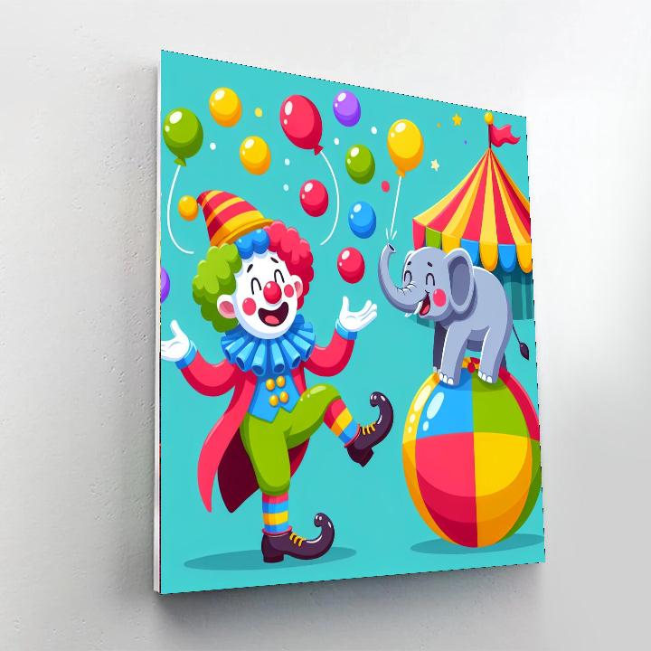 Circus Adventures DIY Paint By Numbers