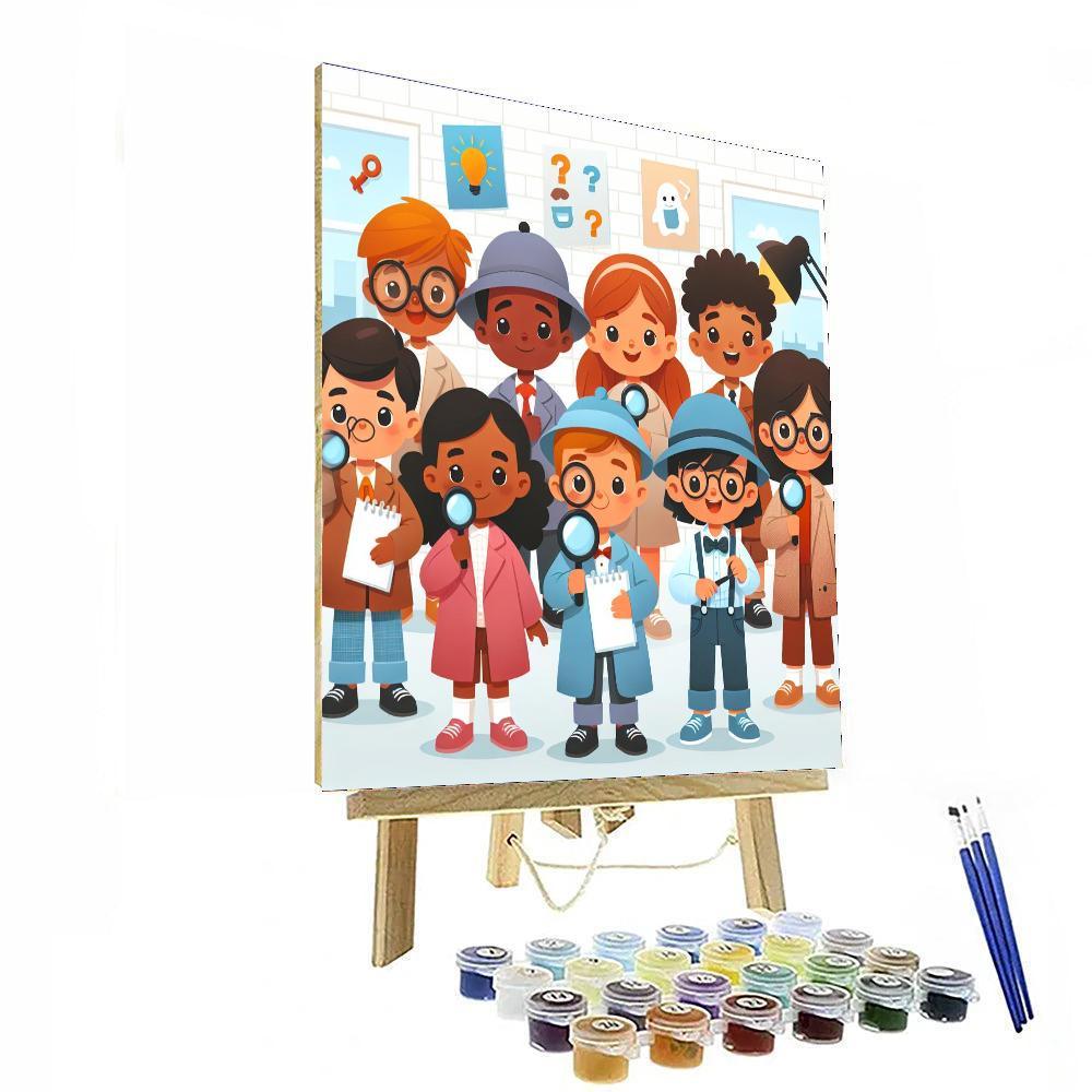 Daring Detective Agency Paint By Numbers Kits
