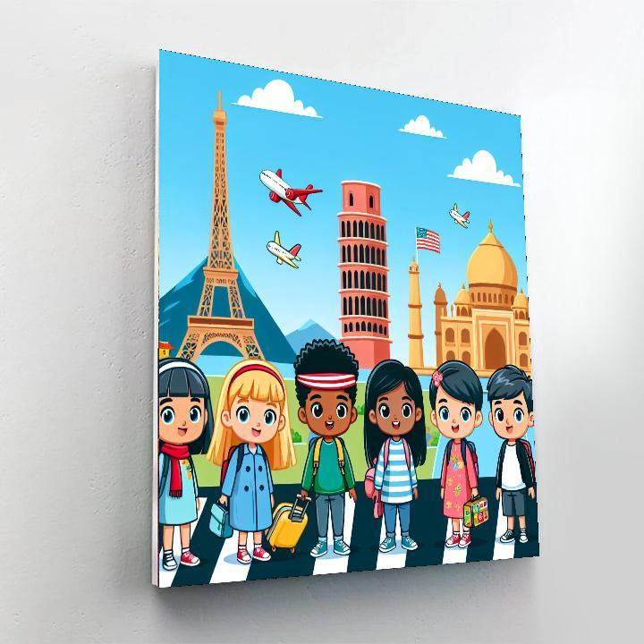 Cultural Discovery Voyage Painting Number Kit