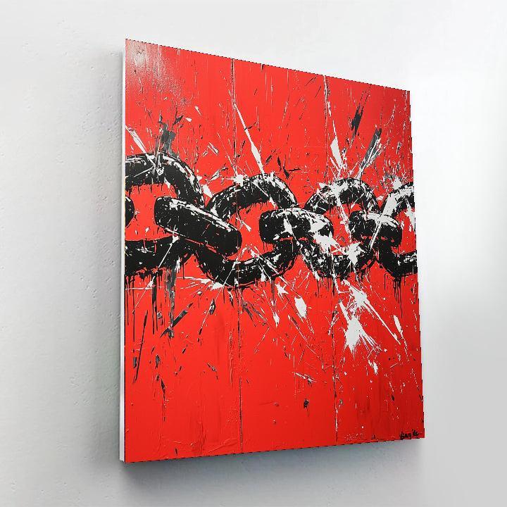 Banksy Inspired Reflections On Freedom  Paint By Numbers Kits