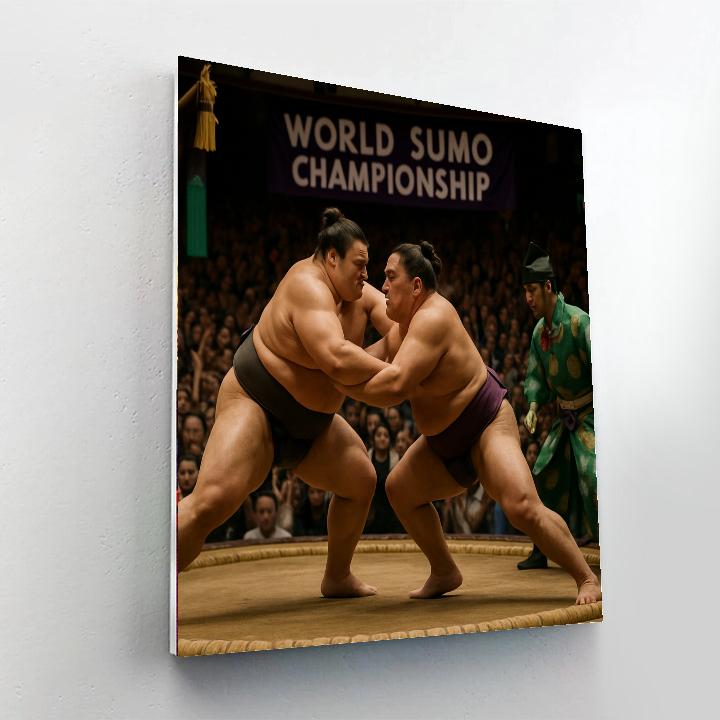 World Sumo Championship Painting Number Kit