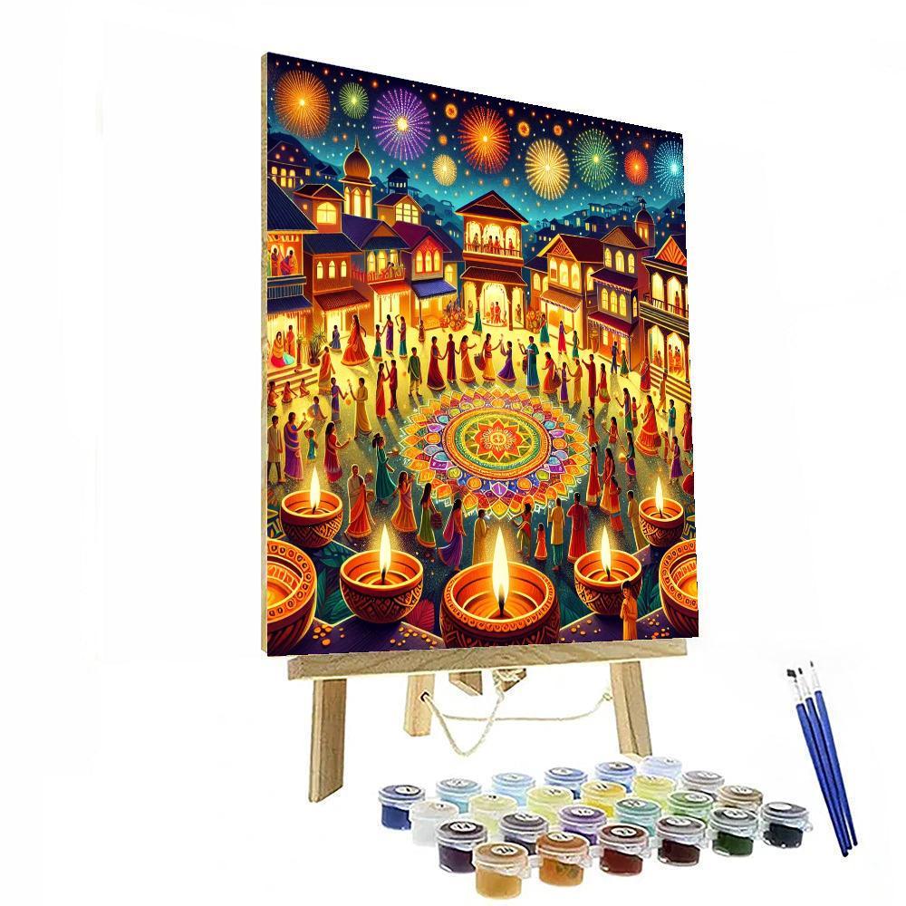 Diwali Festival - Fiji Painting Number Kit