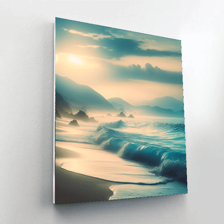 Coastal Harmony Painting Number Kit