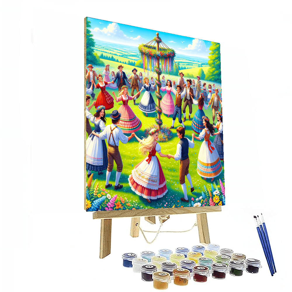 Midsummer Festival Number Painting