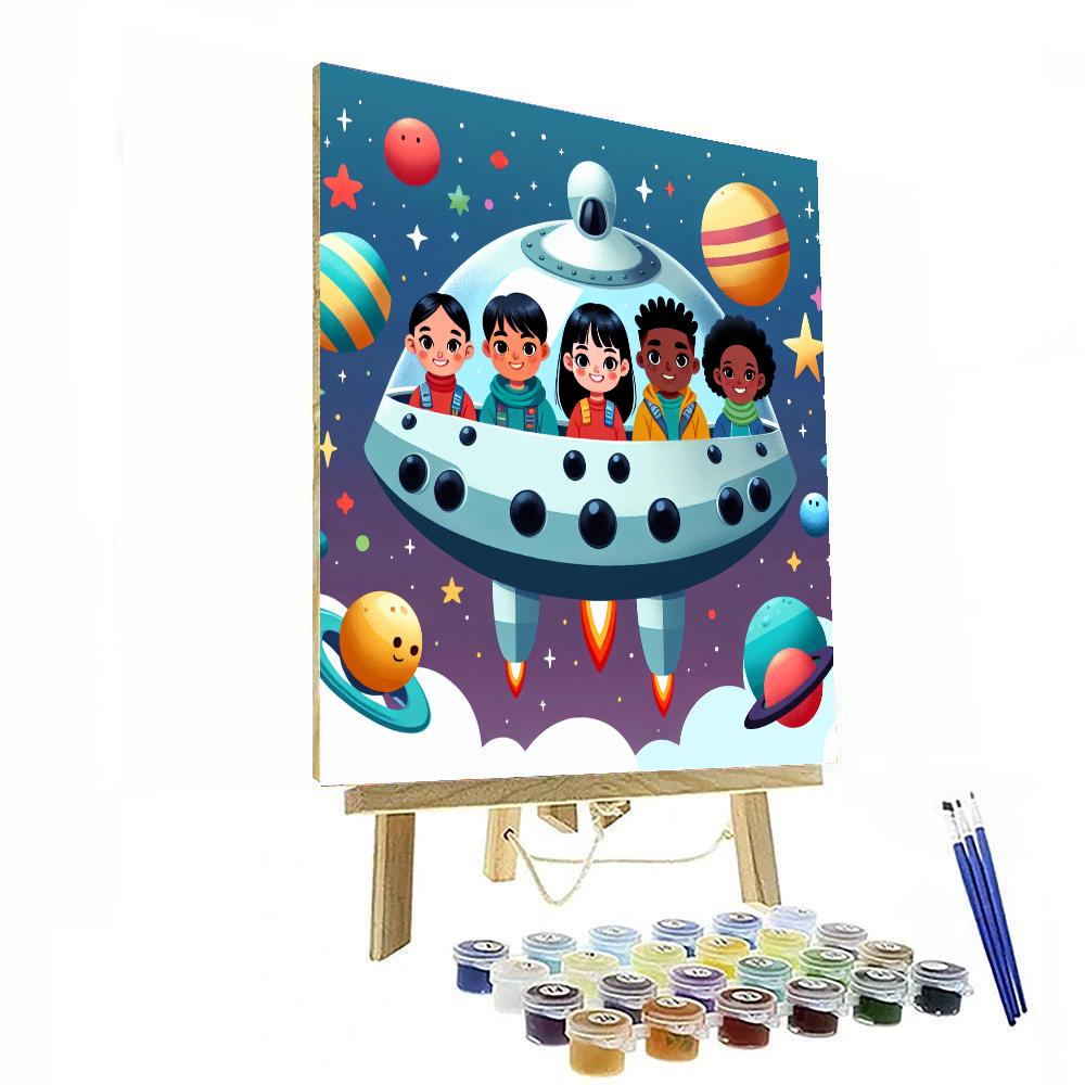 Intergalactic Explorer Voyage Paint By Numbers Kits