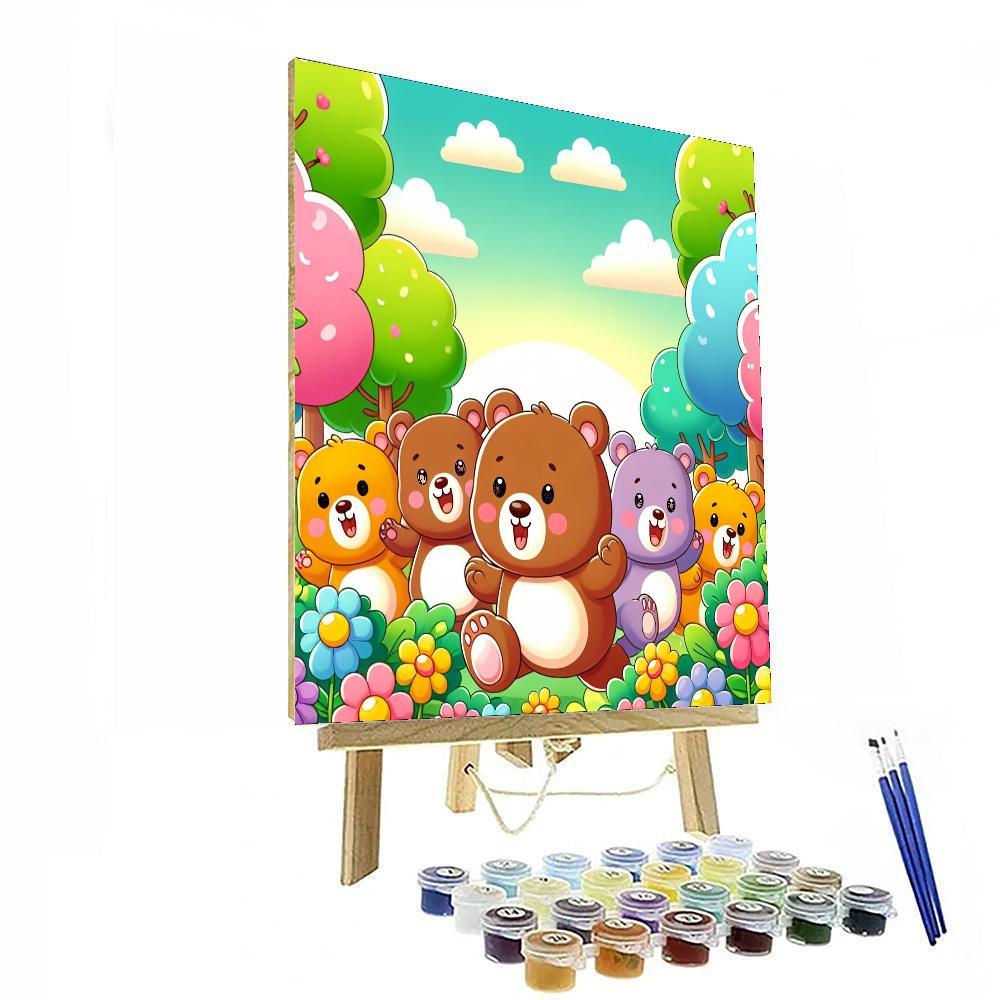 Adventurous Explorer Bears Paint By Numbers