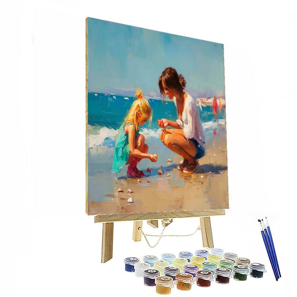 Seashells And Stories Painting Number Kit