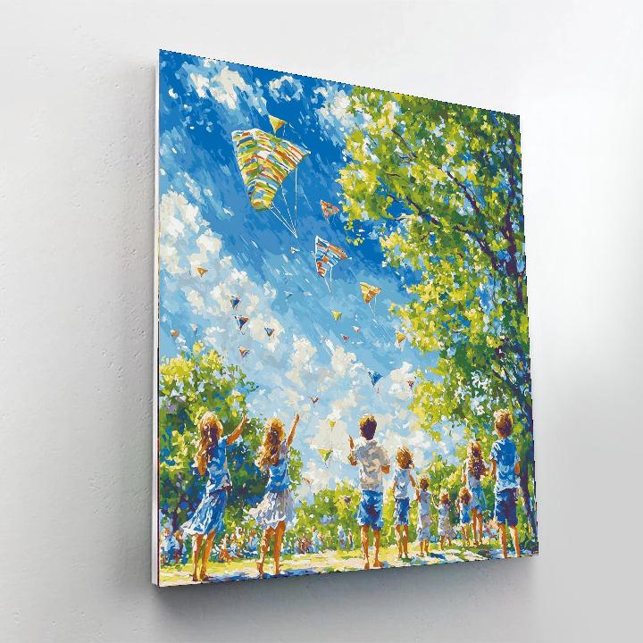 Laughter In The Breeze Numbered Painting Kits