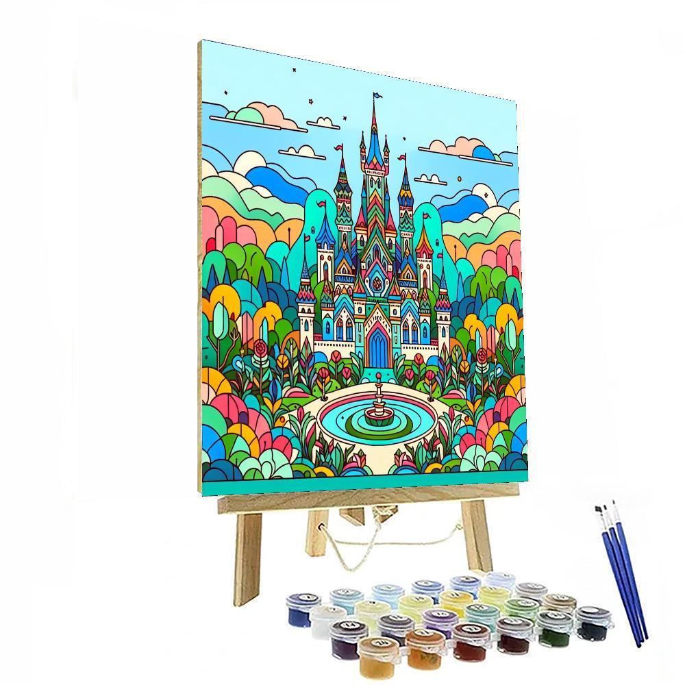 Magic Castle Dream Number Painting