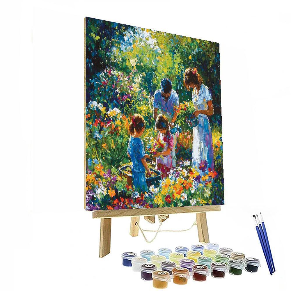 Love's Blossoming Painting By Numbers Kit
