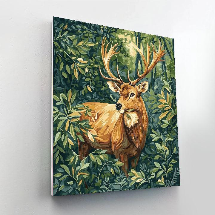 John James Audubon Inspired Guardian Of The Forest  Paint By Numbers