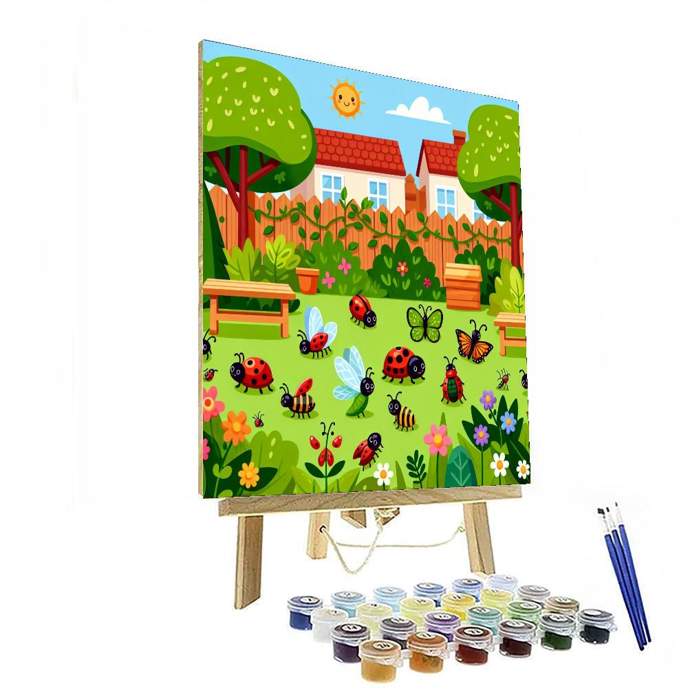 Backyard Bug Hunt Numbered Painting Kits