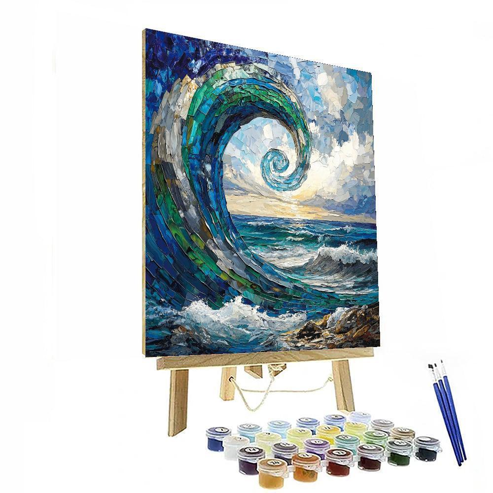 Michelangelo Inspired Whispering Elements  Paint By Numbers Kits