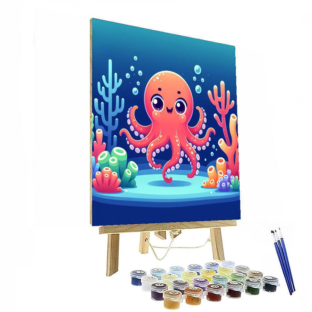 Exploring Octopus Numbered Painting Kits