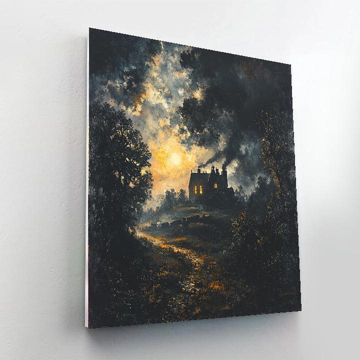 J.M.W. Turner Inspired Gothic Echos  DIY Paint By Numbers