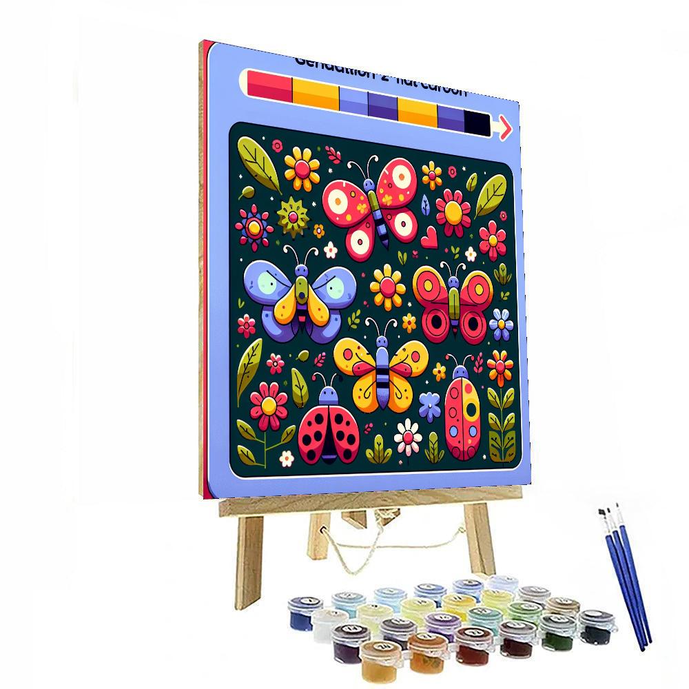 Bright Bugs Numbered Painting Kits