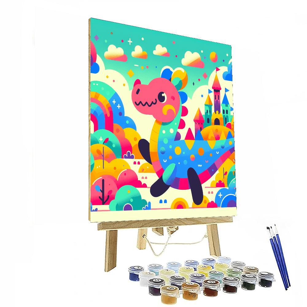 Dragon's Daring Discovery Paint By Color