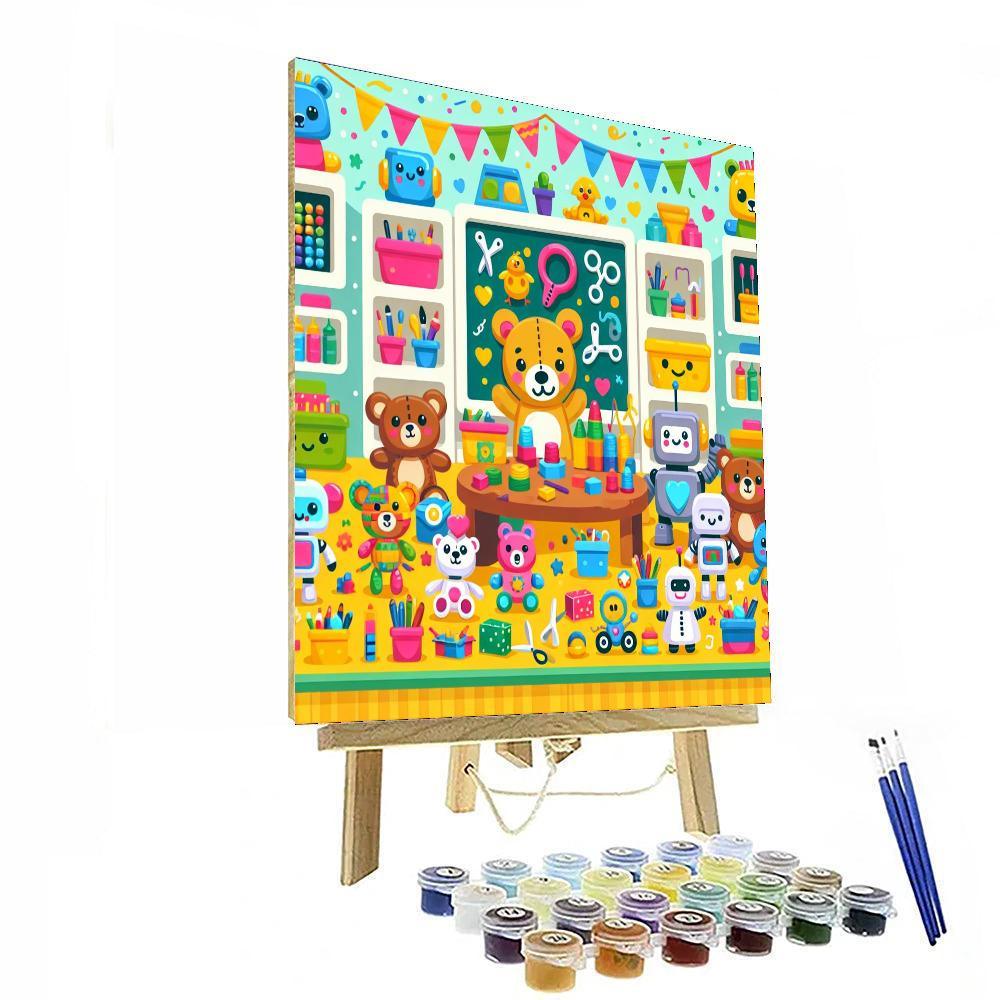 Charming Toy Workshop Numbered Painting Kits