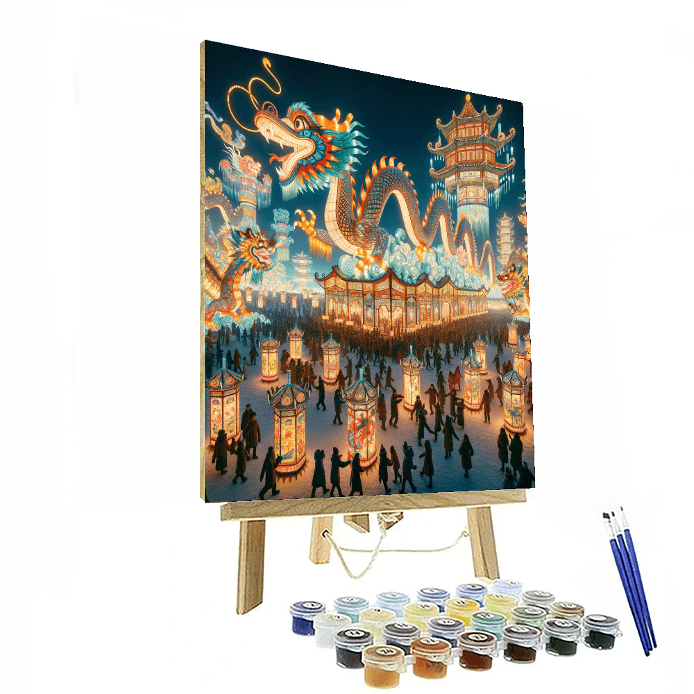 Harbin Lantern Festival - China Paint By Numbers