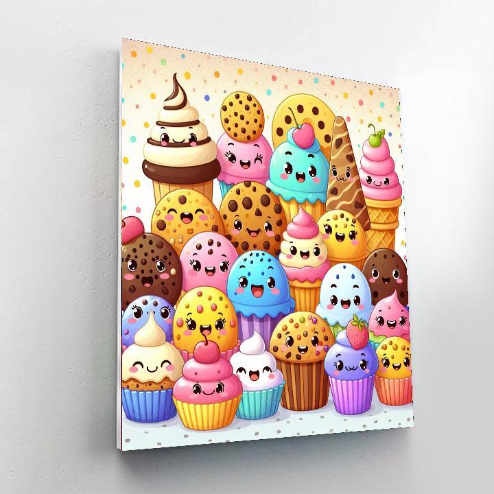 Delightful Desserts Paint By Numbers