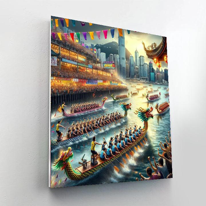 Hong Kong Dragon Boat Festival Number Painting
