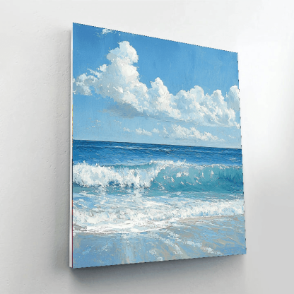 Winslow Homer Inspired Ocean Reflections  Paint By Number