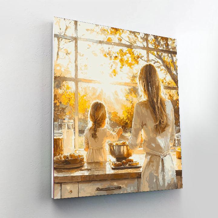 Morning’s Golden Glow Number Painting