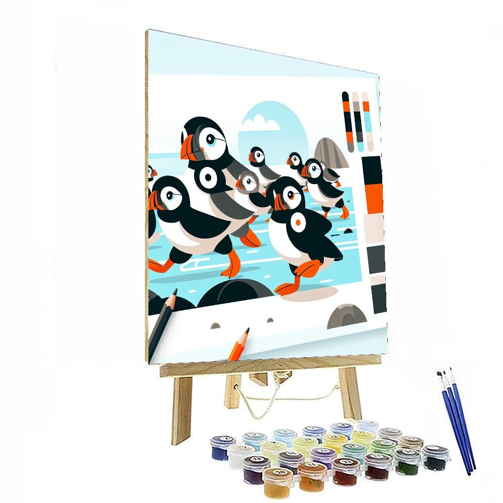 Puffin's Coastal Expedition Paint By Numbers Kits