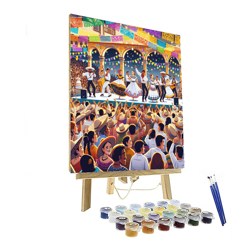 Oaxacan Guelaguetza - Mexico DIY Paint By Numbers