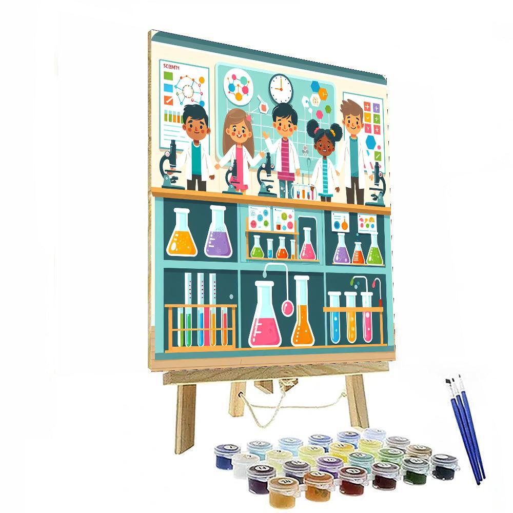 Inventive Science Lab Paint By Numbers Art