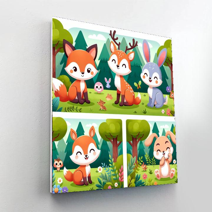 Fun Forest Paint By Numbers