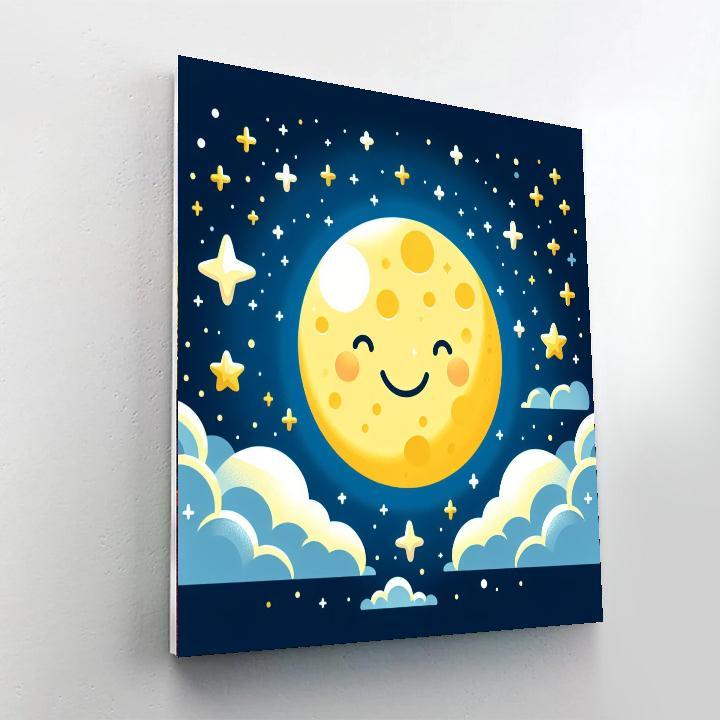 Magic Moonlight Paint By Numbers Art