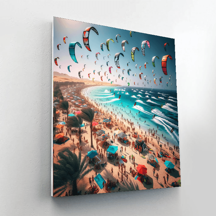 Kitesurfing World Cup - Egypt Paint By Numbers